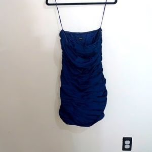 Express Navy Strapless Dress- size 6